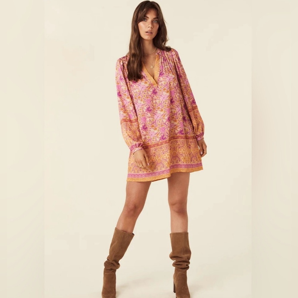 Spell Village Tunic Dress-Sunrise